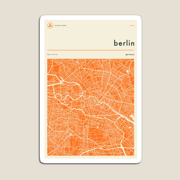 Item preview, BERLIN KARTE designed and sold by JazzberryBlue.