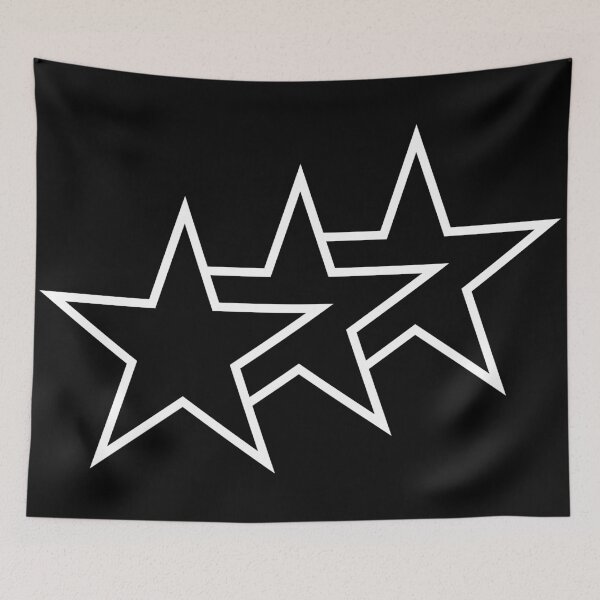 Item preview, Black Tri-Stars designed and sold by Darasuum.