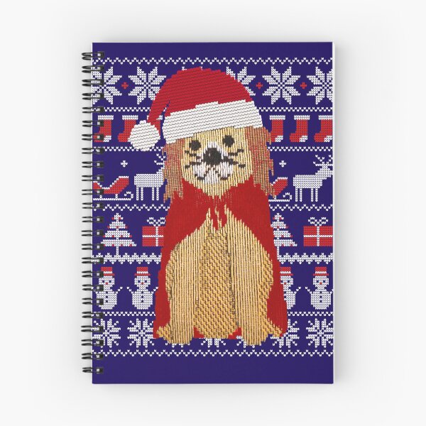Item preview, Knitted Dog Santa Claus Ugly Christmas Sweater Pattern Gift designed and sold by peter2art.