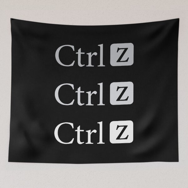 Item preview, Ctrl Z for the computer geek designed and sold by Biddy Dev.
