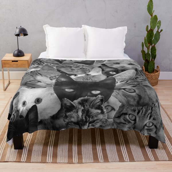 Item preview, BW Cat Collage designed and sold by spookydooky.