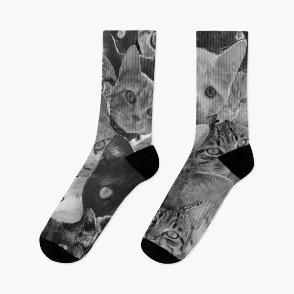 Item preview, BW Cat Collage designed and sold by spookydooky.