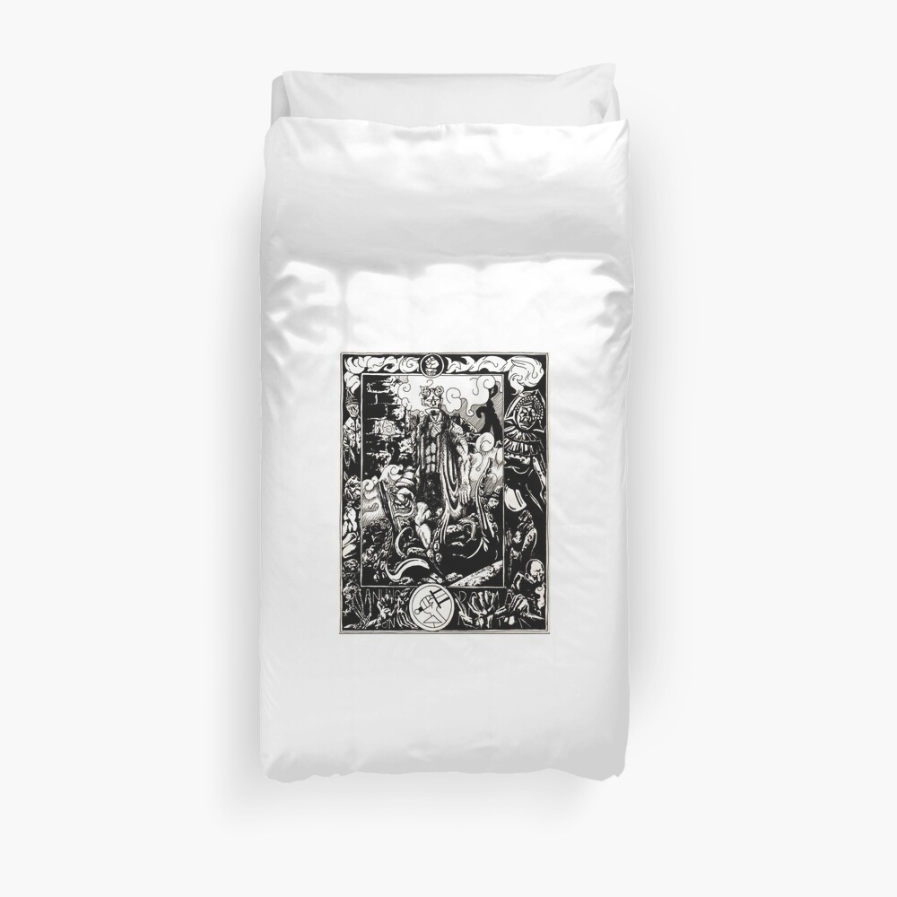 Kelmscott Hellboy Duvet Cover