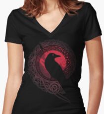 EDDA Women's Fitted V-Neck T-Shirt