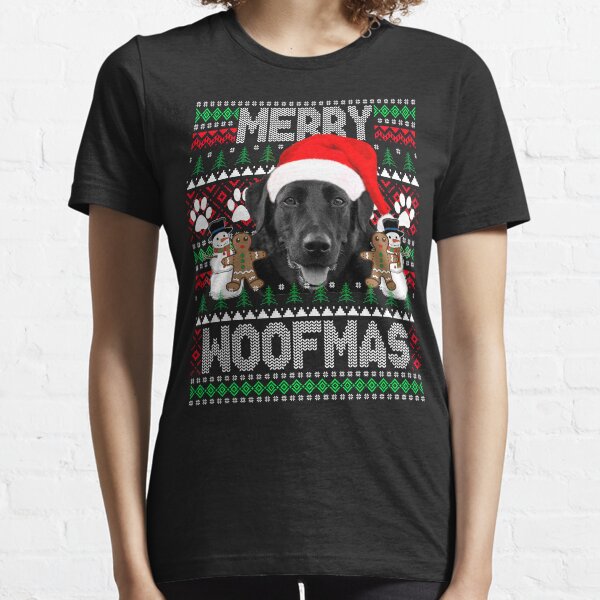 Black labrador christmas jumper Clearance