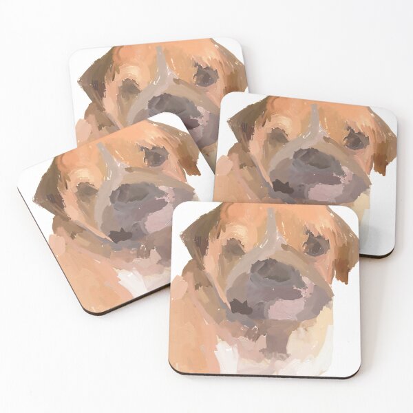 Item preview, pug dog love | dog pug love | pug t-shirt | pug dog abstract painting  designed and sold by KARTICK DUTTA.