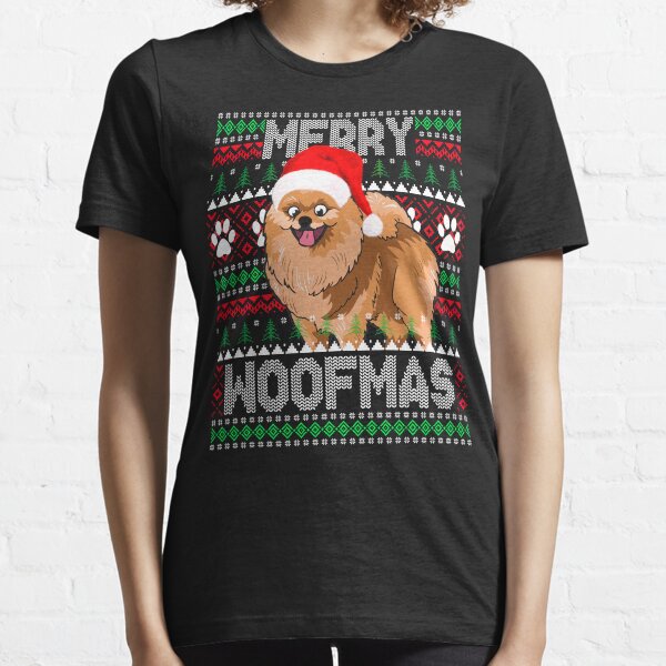 pomeranian ugly christmas sweater