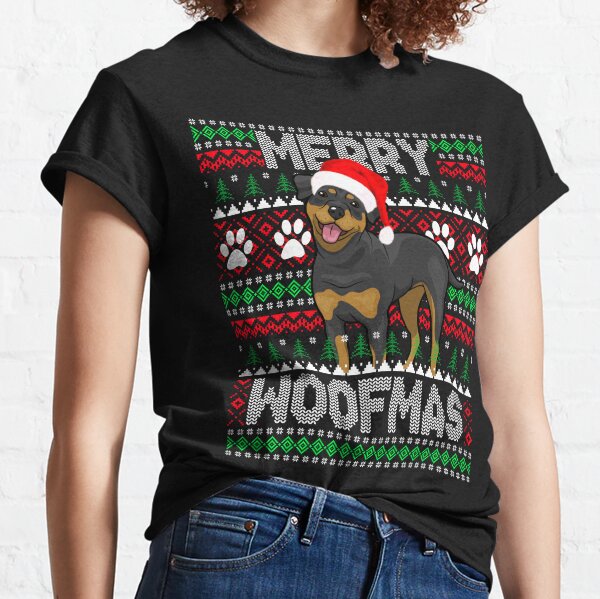 rottweiler xmas jumper