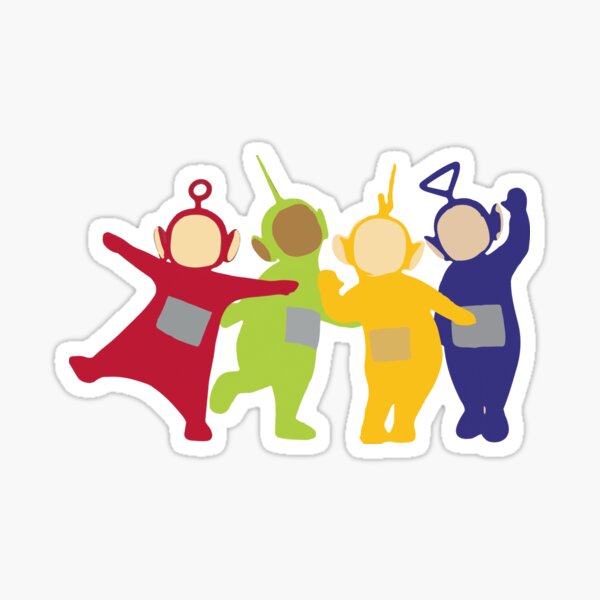 Teletubbies Block Color Design Sticker