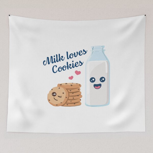 Item preview, Milk loves cookies designed and sold by HotVector.