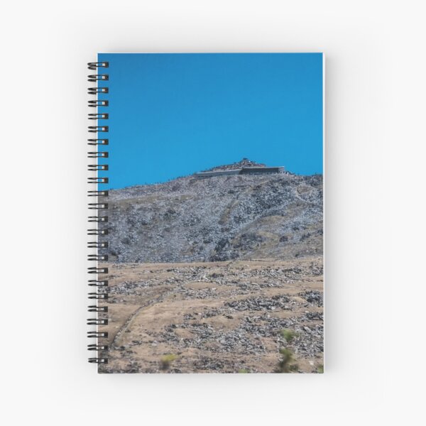Mount Snowdon in Blue Spiral Notebook