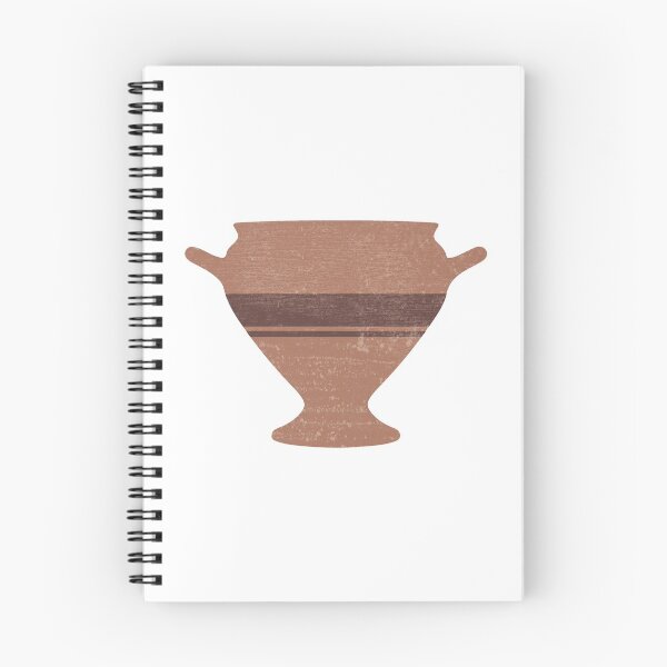 Item preview, Minimal Abstract Greek Vase 15 - Bell Krater - Terracotta Series - Modern, Contemporary Print designed and sold by Studio Grafiikka.