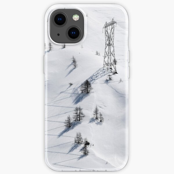 Man and Nature, Simplon Pass, Switzerland iPhone Soft Case