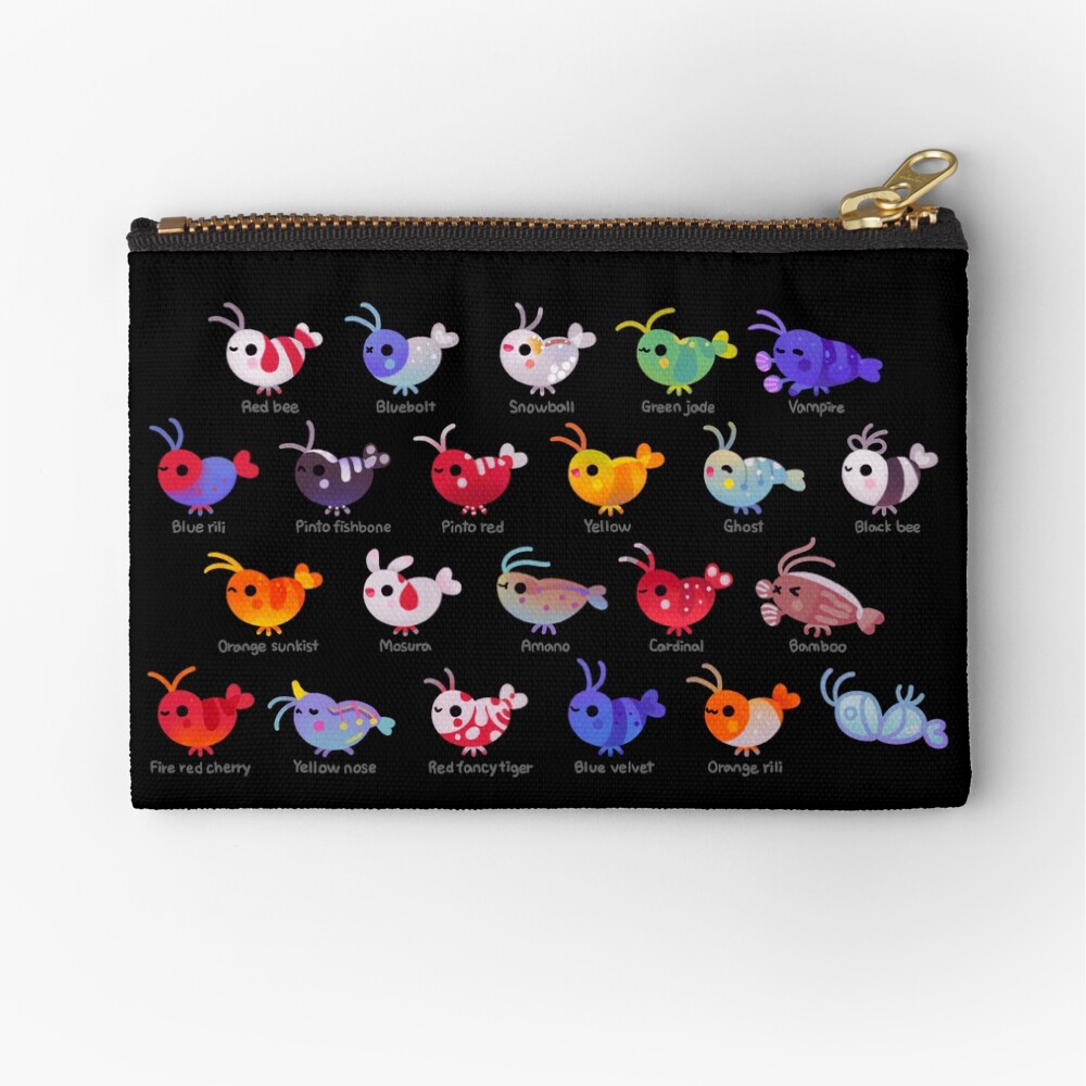 Freshwater shrimp - name Zipper Pouch