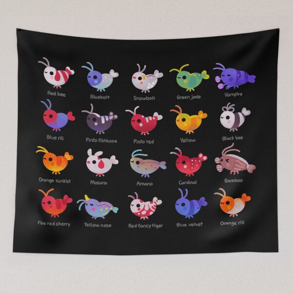 Item preview, Freshwater shrimp - name designed and sold by pikaole.