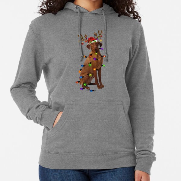 Bulldog Rudolph Reindeer Cute Christmas Women's Sweater \ Jumper 
