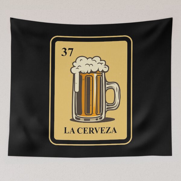 Item preview, La Cerveza Lottery Shirt I Traditional Tarot Game Card Halloween designed and sold by phskulmshirt.