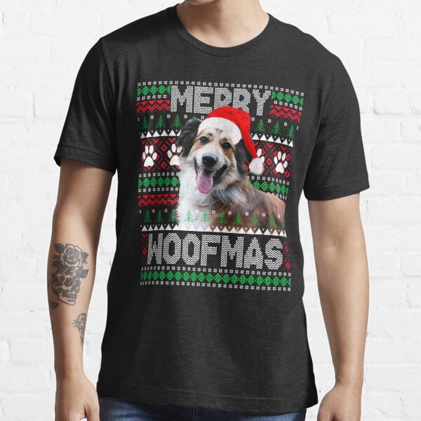 australian shepherd christmas sweater