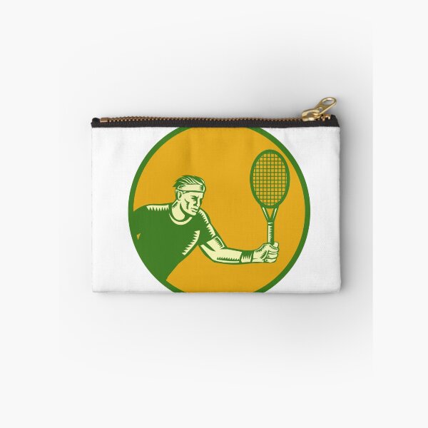 Item preview, Tennis Player Forehand Circle Woodcut designed and sold by patrimonio.