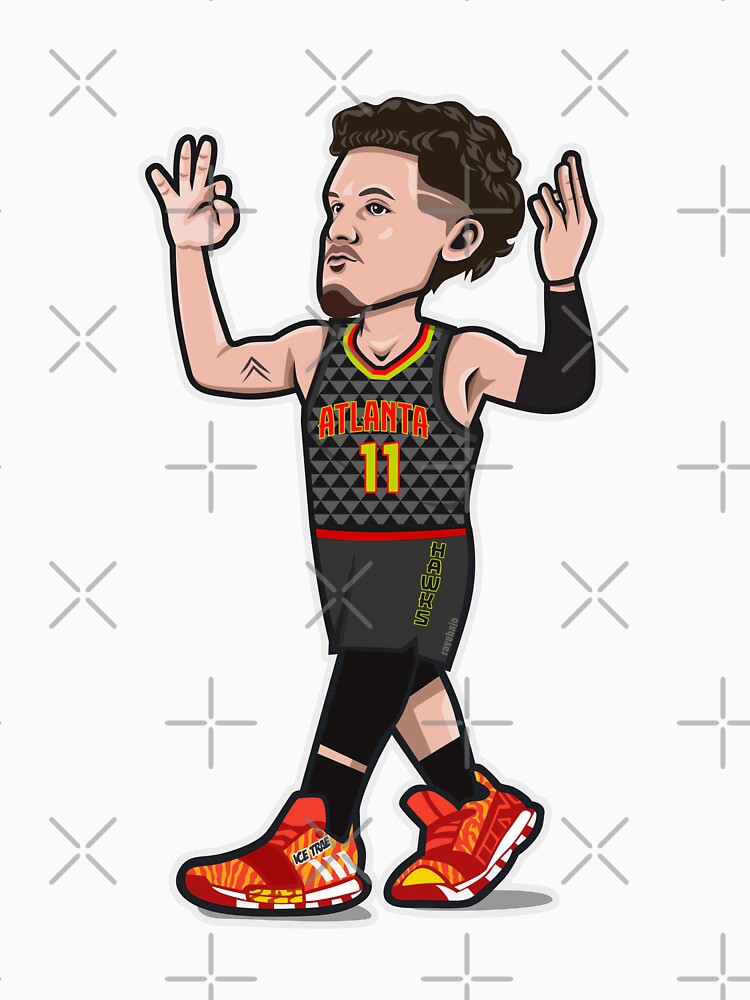 Trae Young Cartoon Style City Edition Essential T-Shirt for Sale by  rayd3rd