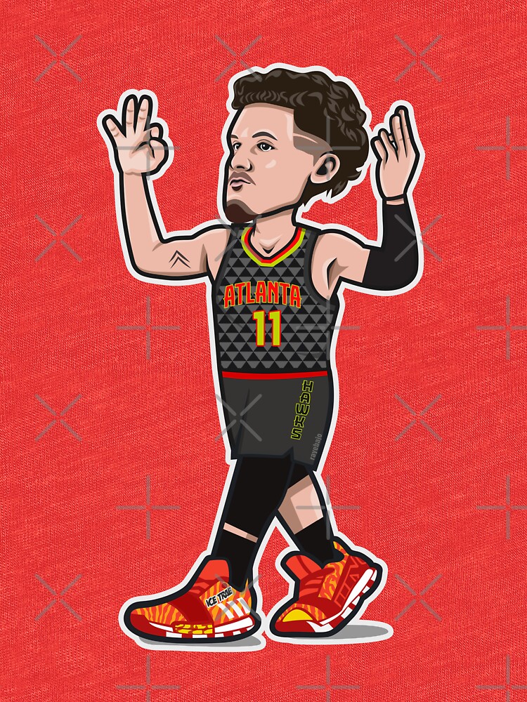 "Trae Young Cartoon Style" Tshirt by rayd3rd Redbubble