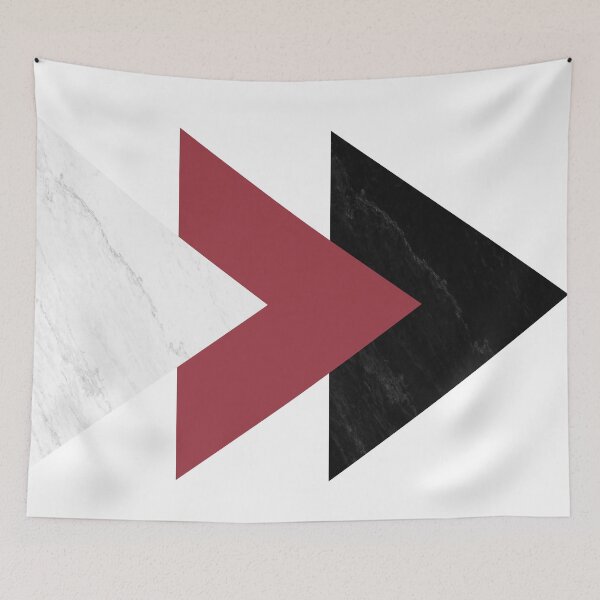 Item preview, Forward Marble red Arrows Collage  designed and sold by by-jwp.