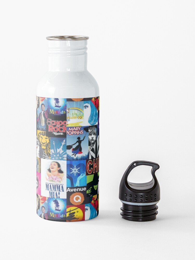 Alternate view of Musical Collage Water Bottle