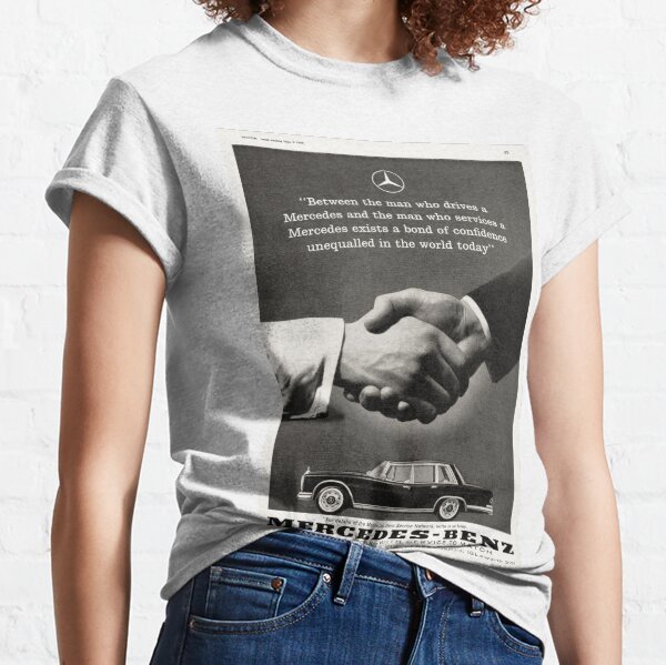 Mercedes-Benz Grand 600 advertisement 1964 with handshake Classic T-Shirt