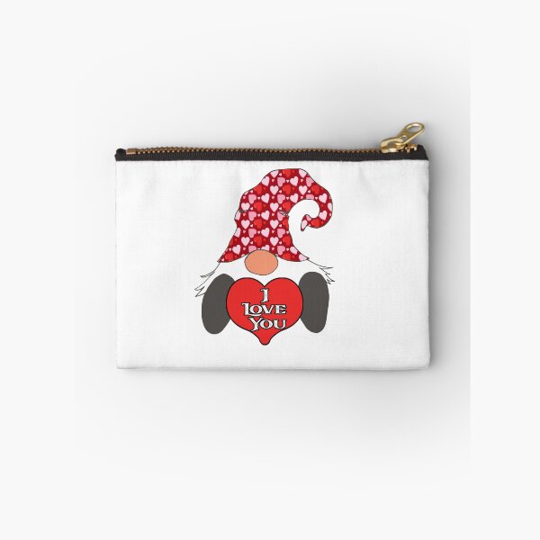 Item preview, Nordic Gnome I Love You Hearts Red  designed and sold by funnytshirtemp.