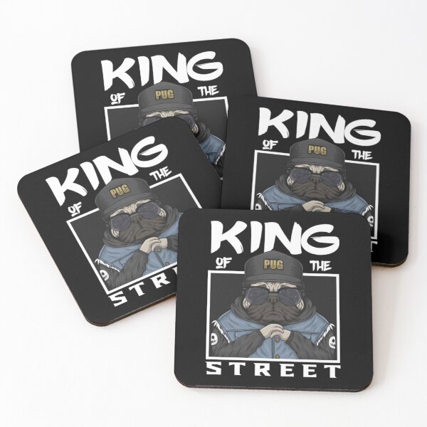 Item preview, Pug king of the street  designed and sold by fariz yuhdi.
