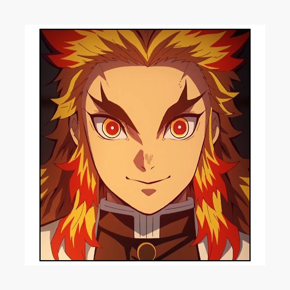 Rengoku Kyojuro Demon Slayer Kimetsu No Yaiba 7 Poster By Weflaya Redbubble