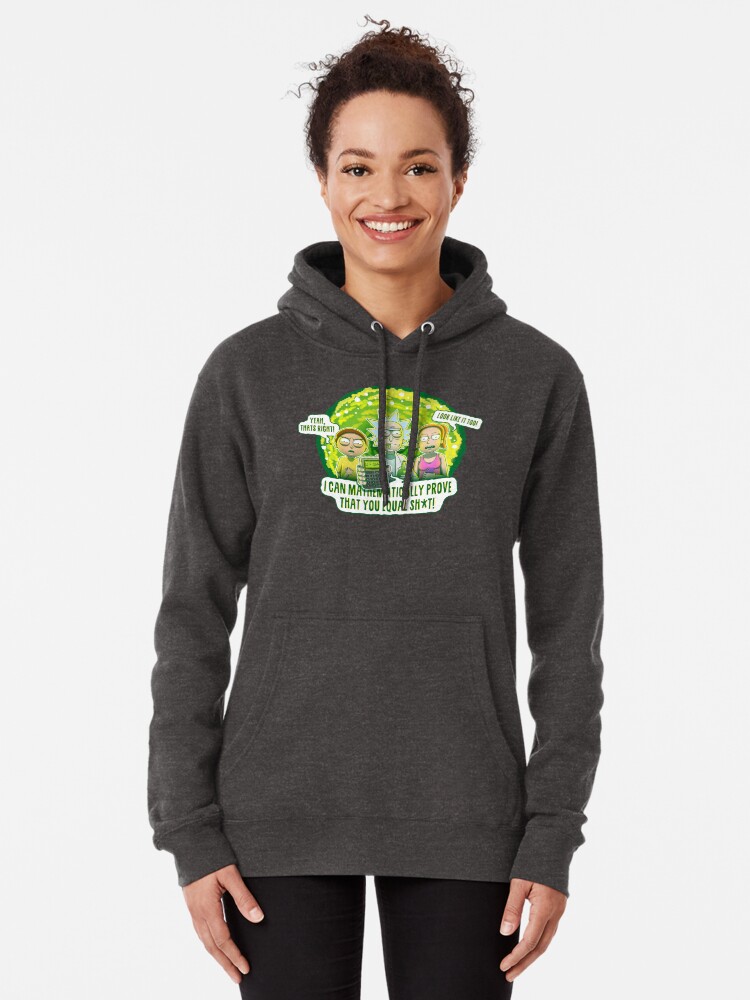 Alternate view of U = SH*T Pullover Hoodie