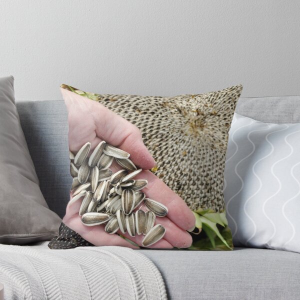 Item preview, Harvesting Sunflower Seeds designed and sold by SusanSeamaiden.