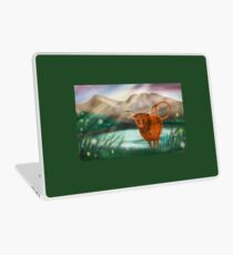 Hairy Coo at lochcarron ( non wide screen version ) Laptop Skin
