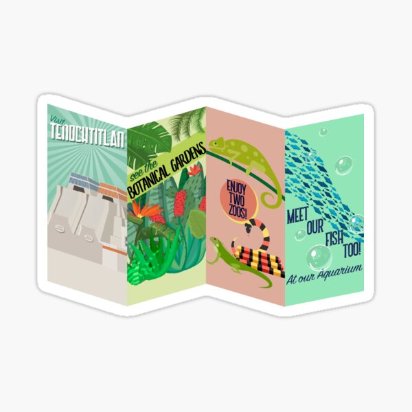 Visit Tenochtitlan! Sticker