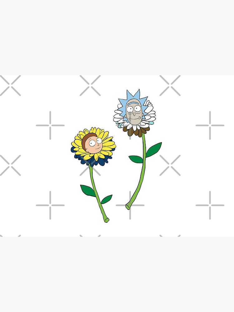 Rick and Morty as flowers by Jonas-and-J