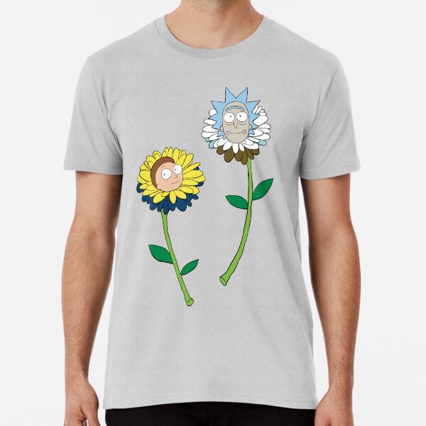 Rick and Morty as flowers Premium T-Shirt