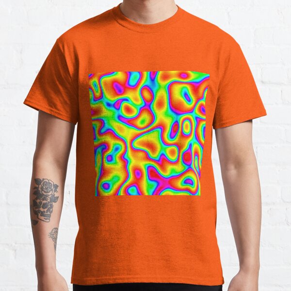 Rainbow Chaos Abstraction Classic T-Shirt