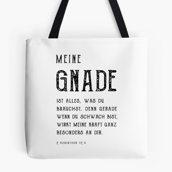 Artikelvorschau, 2 Korinther 12: 9, Bibelverse Deutsch, German Bible Verse entworfen und verkauft von Tiny Seed Bazaar.