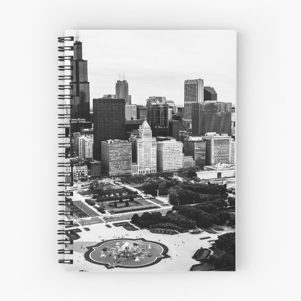 Item preview, Chicago Aerial in Black and White designed and sold by PaulVelgos.