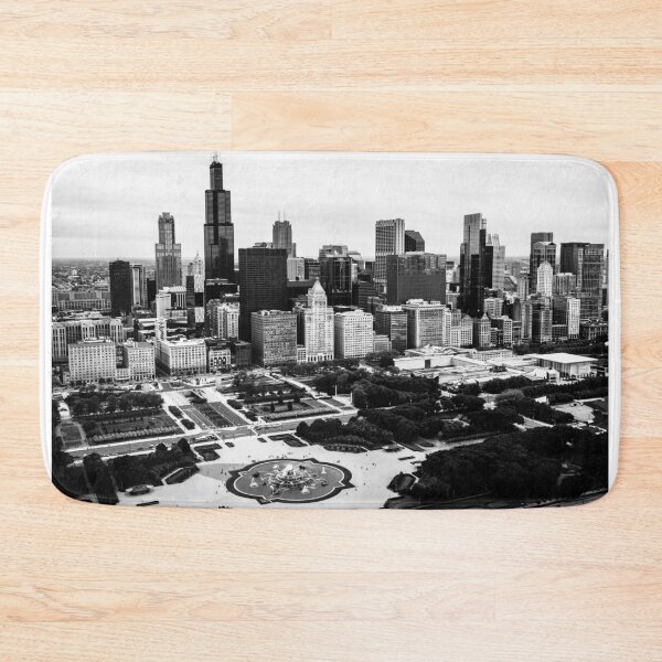 Item preview, Chicago Aerial in Black and White designed and sold by PaulVelgos.