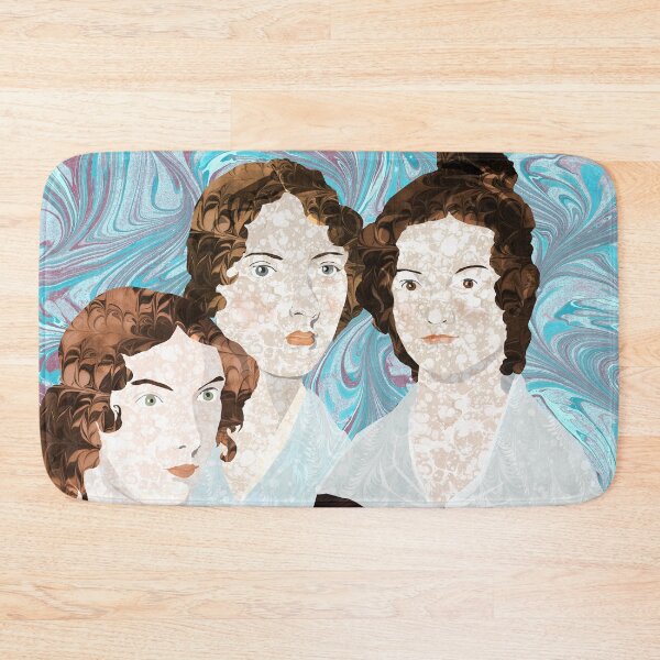 Item preview, Bronte Sisters in Marbled Bookbinding Paper designed and sold by MarbleCloud.
