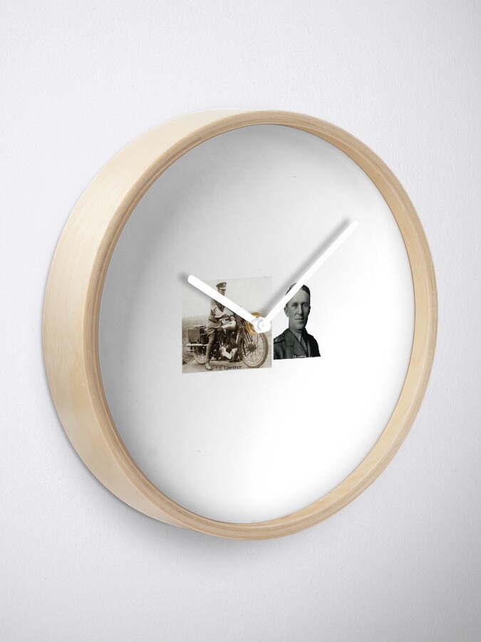Alternate view of T.E.Lawrence - (Lawrence of Arabia) Clock