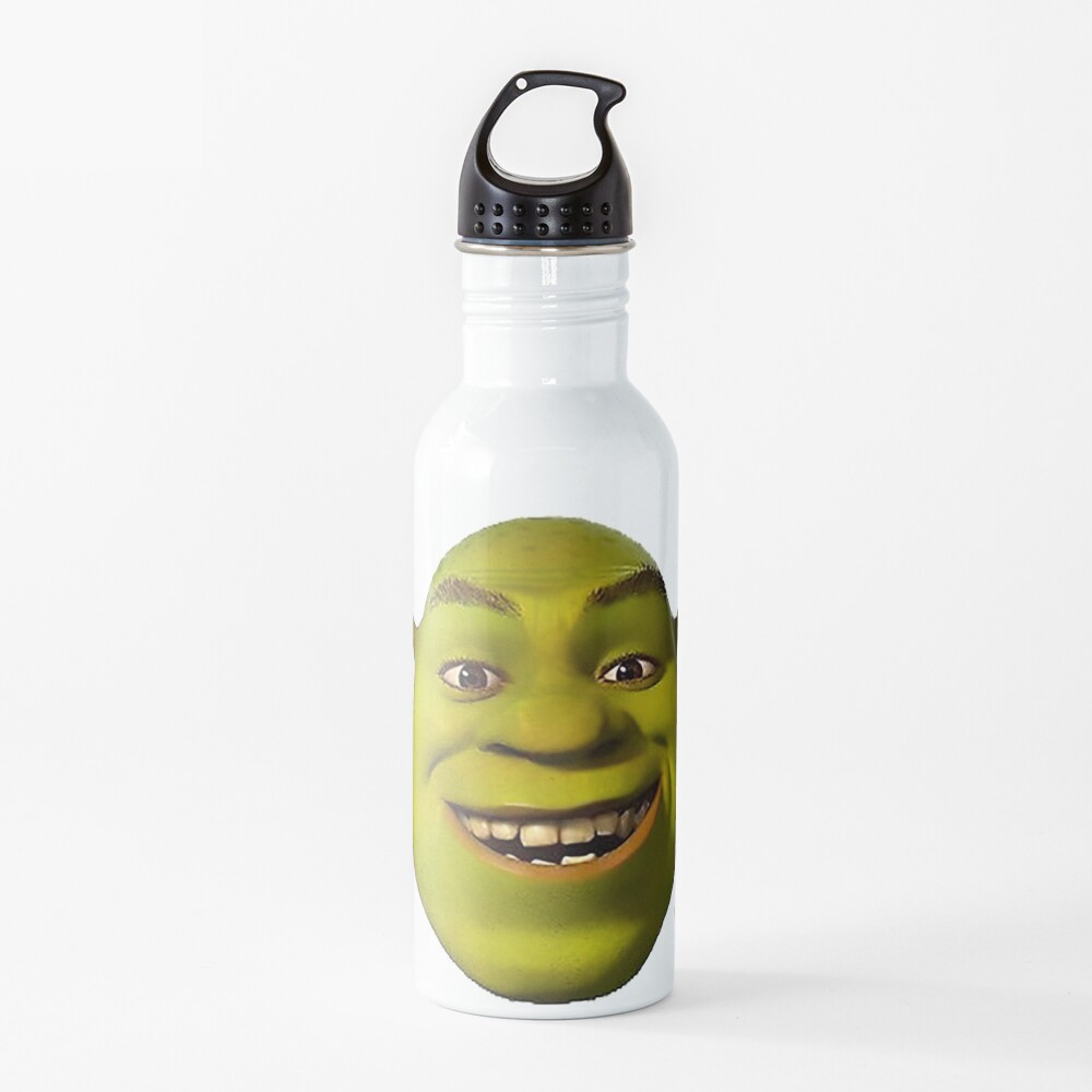 Little Shrek Meme Water Bottle By Amemestore Redbubble - roblox shrek tumblr