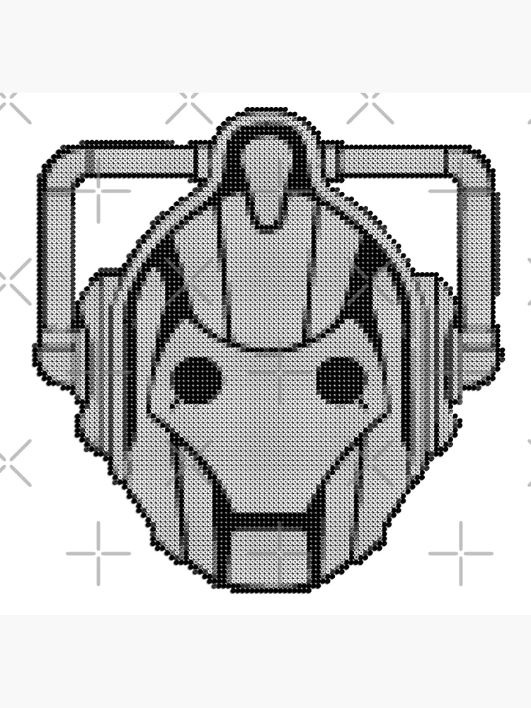 Cyber man from doctor who pixel art