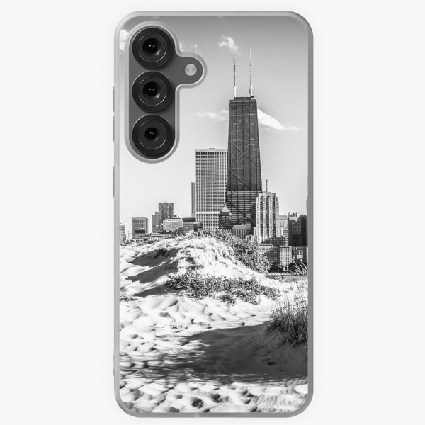 Item preview, Chicago Beach and Skyline in Black and White designed and sold by PaulVelgos.