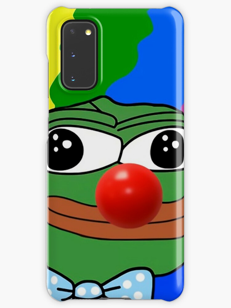 Pepe The Frog Clown Meme Case Skin For Samsung Galaxy By Amemestore Redbubble - roblox dab meme ipad case skin by amemestore redbubble