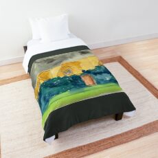 The Whately House from The Dunwich Horror Comforter