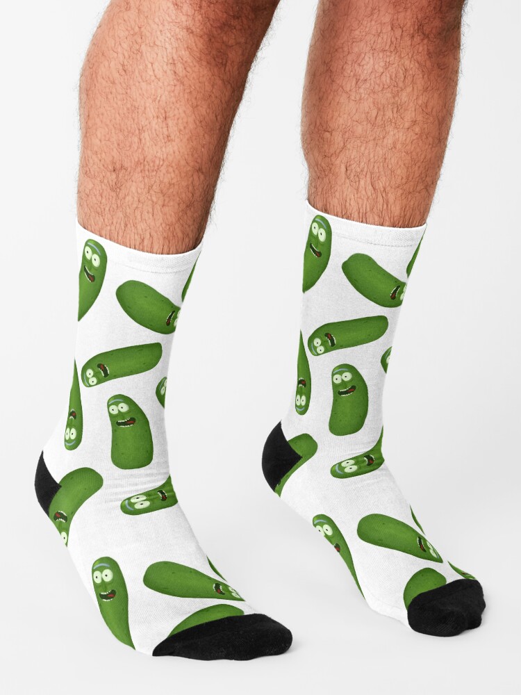 Alternate view of Pickle Riiiiick! Socks