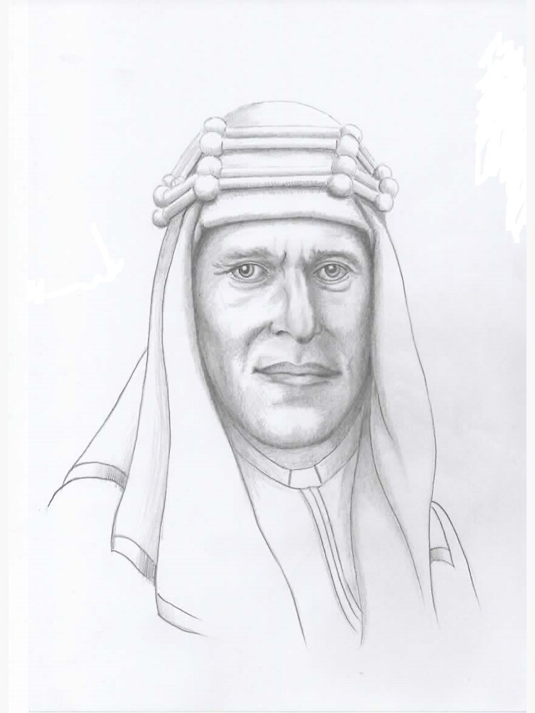 T.E.Lawrence (Lawrence of Arabia) in arab dress by dplrjl